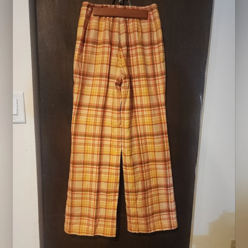 Vintage Young Pendleton Wool Plaid Pants - Picture 3 of 10